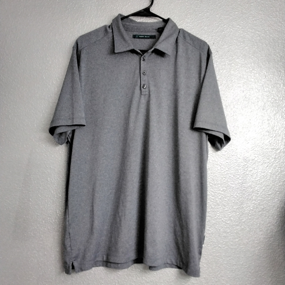 Perry Ellis Total Stretch Slim Fit Solid Shirt   Size XL